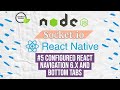 #5 configure react-navigation 6.X and setup bottom tabs || maintain folder structure #reactnative