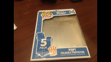 Funko Pop Foldable Protectors 5 Pack do they work how to use them any good