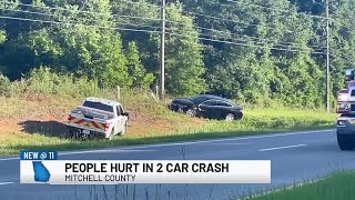 Injuries reported in Mitchell County crash