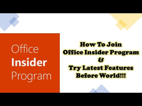Get Ahead - Join Microsoft Office Features - Office Insider
