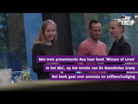 Noa presenteert haar boek &#039;Winnen of leren&#039;