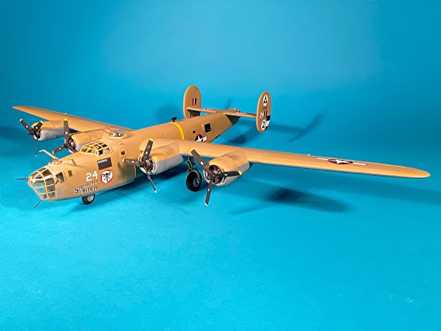 Monogram 1/48 scale B-24D Interior detailing & airbrushing. - YouTube