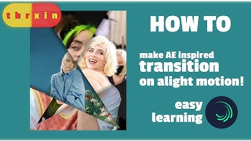Alight Motion tutorial! How to do a triangle split transition on AM [easy trick]