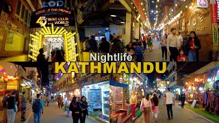 KATHMANDU Nightlife at Thamel During Nepalese New Year's Eve 2081 B.S Nepal