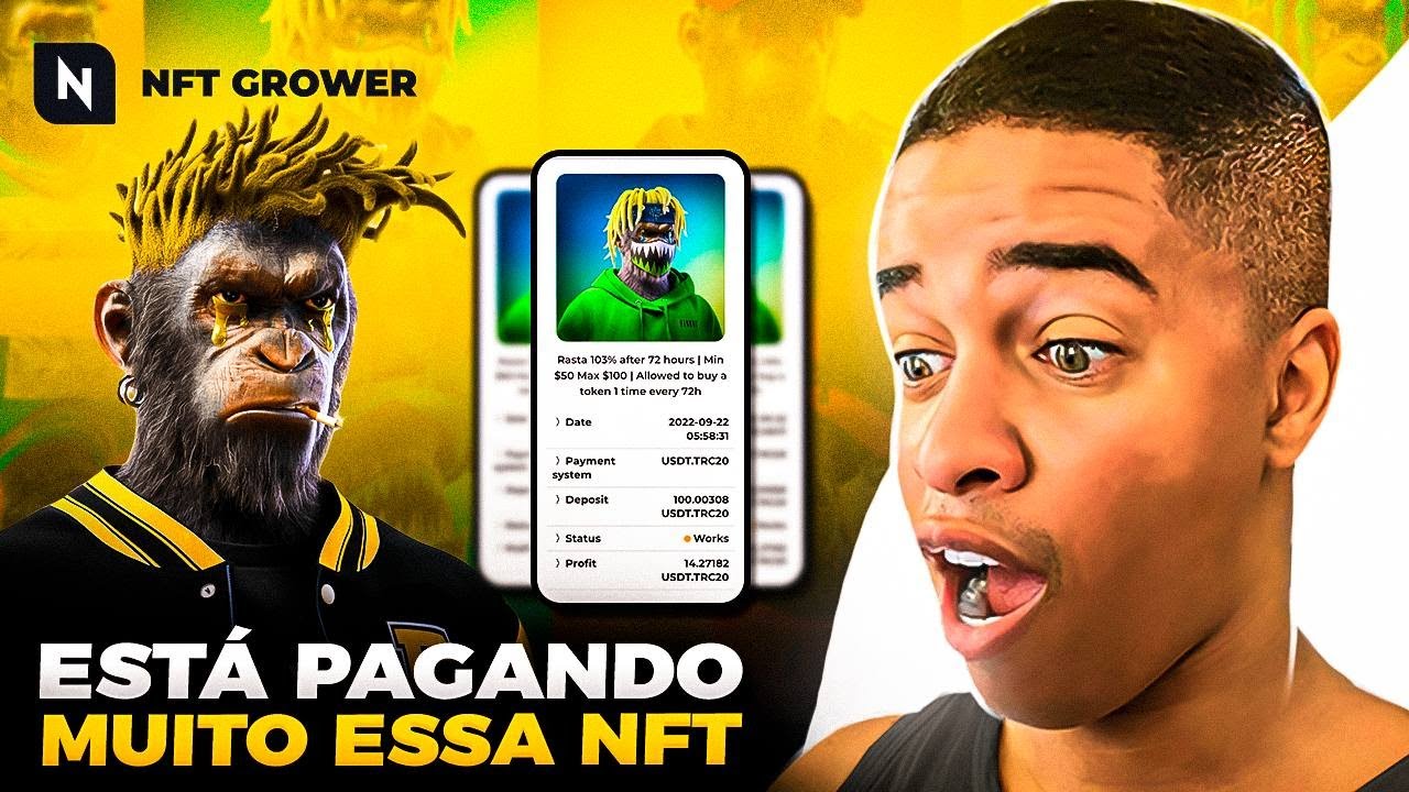 PAGANDO MUITO 😱 NFT GROWER GANHE ATÉ 1.2% DIÁRIO + P2E METAVERSE