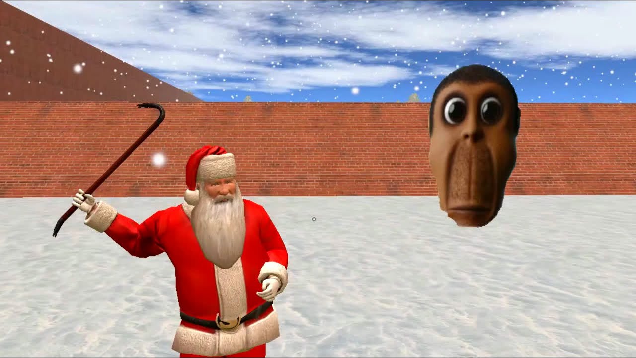 Christmas Santa vs Obunga | Santa's Maze Challenge GOES TERRIBLY WRONG!