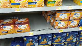 PoV- Walmart Grocery Store  Shopping  for items to make Kraft Macaroni and Cheese