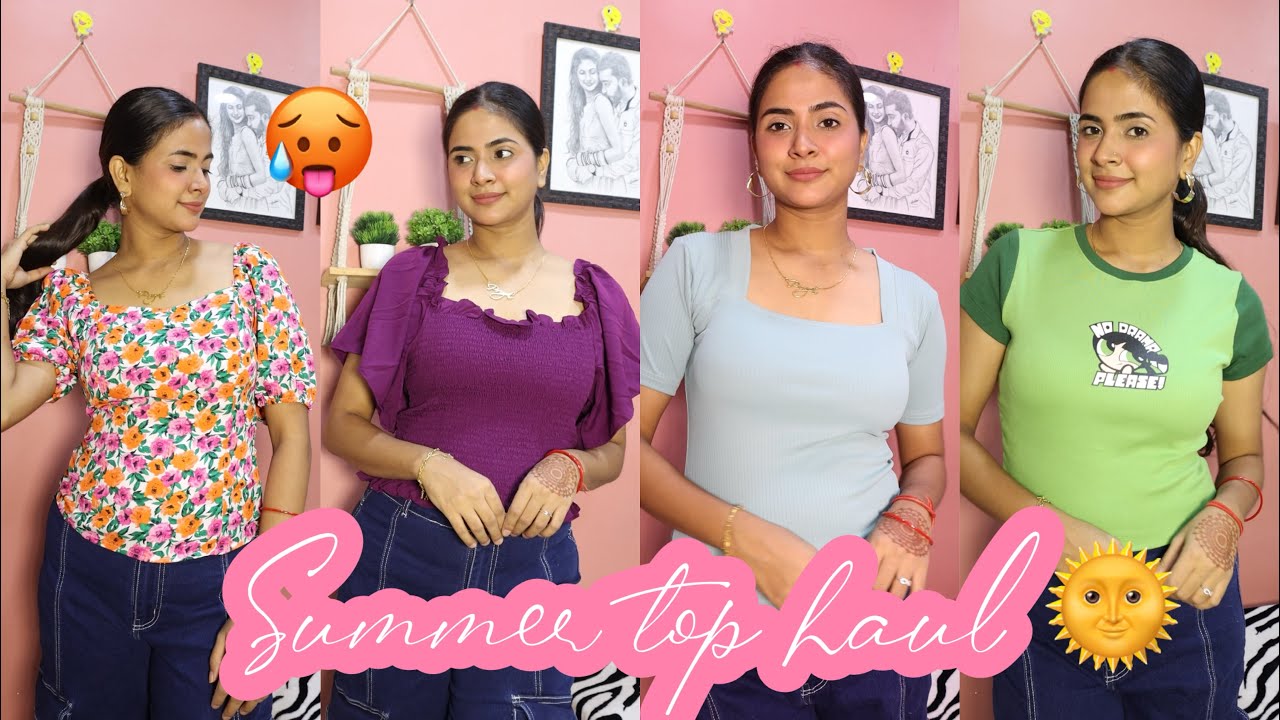 Modest summer tops from Amazon under ₹500 🥹🤩🫶🏻 💰🤑💸 
