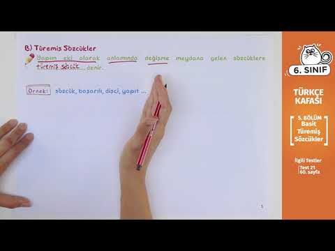 6. Sınıf Türkçe Ders #13 - Basit / Türemiş Sözcükler