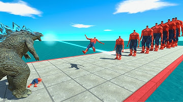 ALL Godzilla Forms VS 10 Levels of Red Hulk Colossal Titan | ARBS Size Comparison