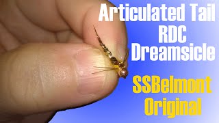 Fly Tying Articulated RDC Dreamsicle - Catches Fish, Nymph, Pheasant Tail