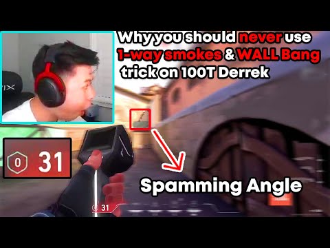 Why u should never use 'Headshot Spam' Post Plant trick 97.1% of time on 100T Derrek...