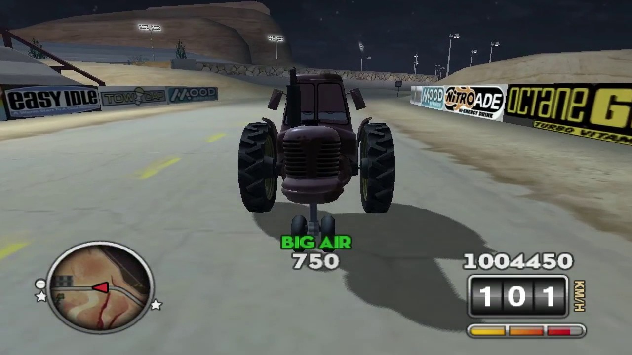 Cars: Mater-National: Hi-Octane mod: Exploring Hub as Tractor!