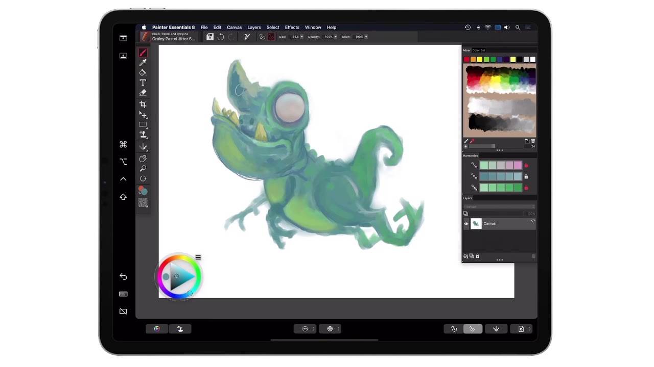 デジタルペイントソフト Painter Essentials 8 がリリース 新しいブラシやai自動ペイント機能の追加など Cginterest