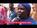 Demolition of containers kiosk and some old buildings of adjumani town council