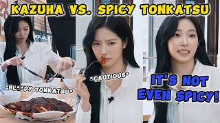 Kazuha is once again put through an intense spicy food challenge (ft. Sakura & Kangnam)