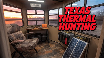 Building the ULTIMATE High-Tech Hunting Blind! (Off-Grid Solar & A/C)