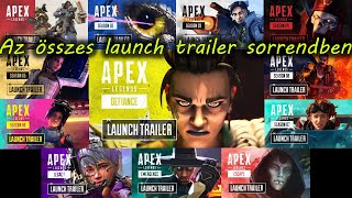 Apex Legends Season 1-12 All Cinematic Launch Trailers | HD (Magyar Felirattal)