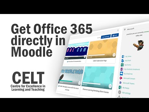 Get Office 365 directly in Moodle