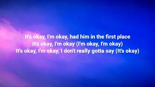 Tate mcrae - it's OK I'm OK (lyrics)