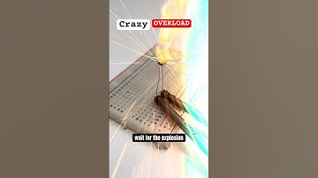 Mindblowing Overload and Explosion of Simple LDR Resistor with too much Voltage #explosion #electro