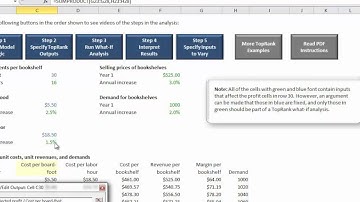 TopRank Quick Start - Step 2: Specify TopRank outputs