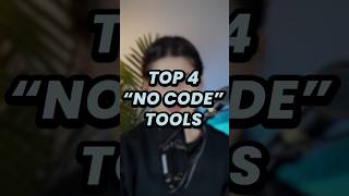 ✅ Top 4 No-Code Tools for Websites & Apps