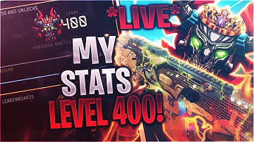 😄MY LEVEL 400 STATS ON COD BO4... ( ALL MY STATS, CLASS SETUPS, TIPS AND TRICKS AND MORE ) *LIVE*🤩