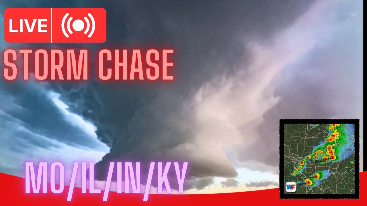MIDWEST TORNADO THREAT - Live Chase Archive - YouTube