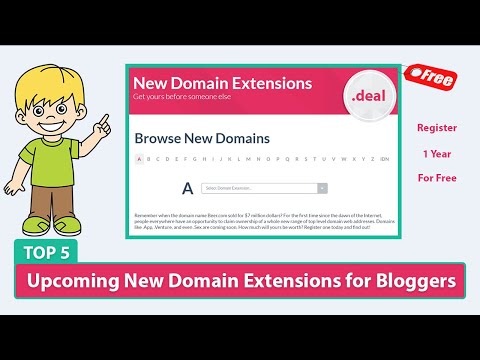 Top 5 Upcoming New Domain Extensions for Bloggers 2021