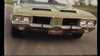1971 Olds 442 W 30 4 speed Convertible   vintage road test