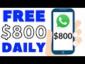 Earn $800 Per WhatsApp Message YOU Send! (Make Money Online)