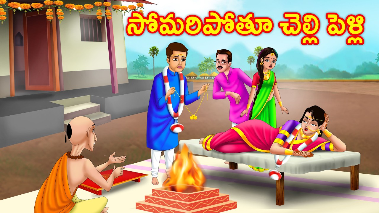 సోమరిపోతు చెల్లి పెళ్లి Somaripothu chelli pelli | Telugu stories | Chandrika telugu stories