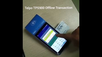 Telpo POS Machine TPS900 Supports Online and Offline POS Transaction