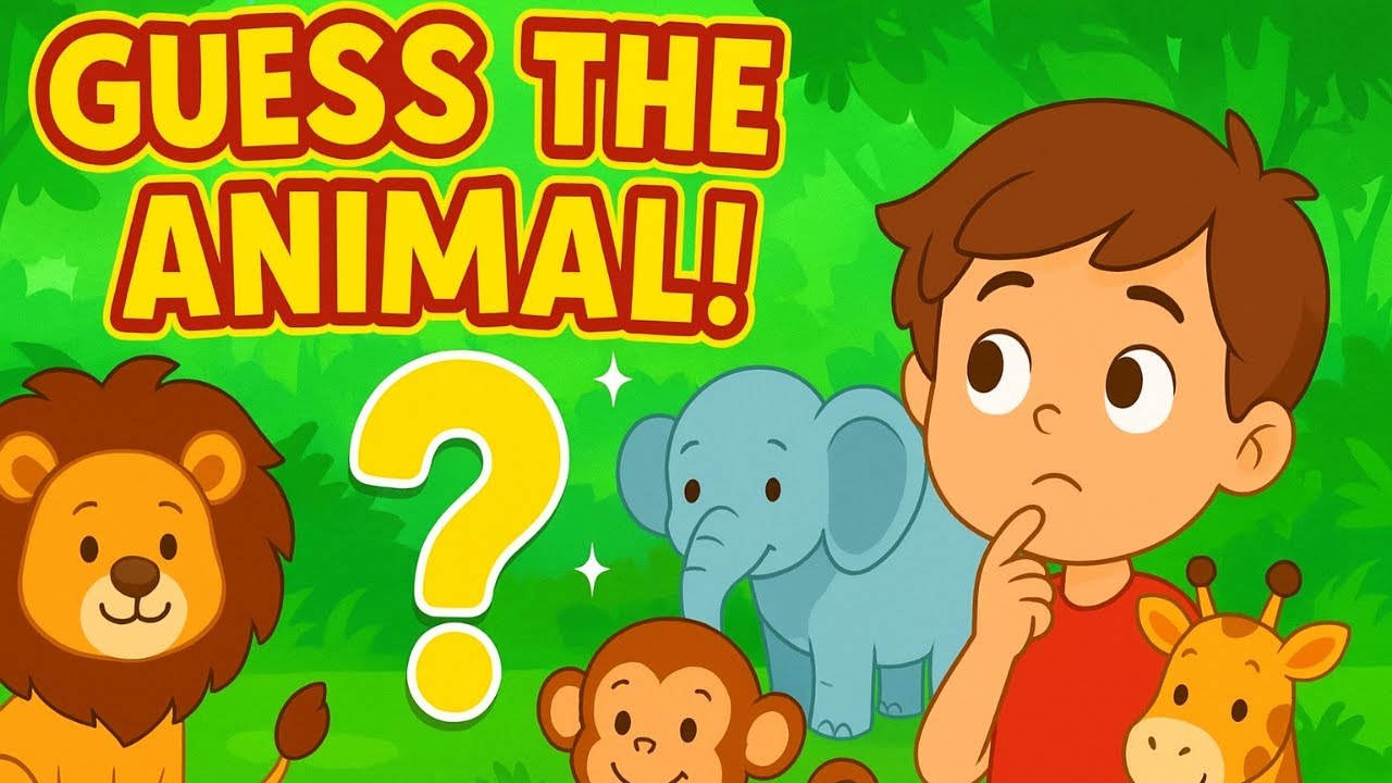 Guess the Animals | Fun Learning Game for Kids - YouTube