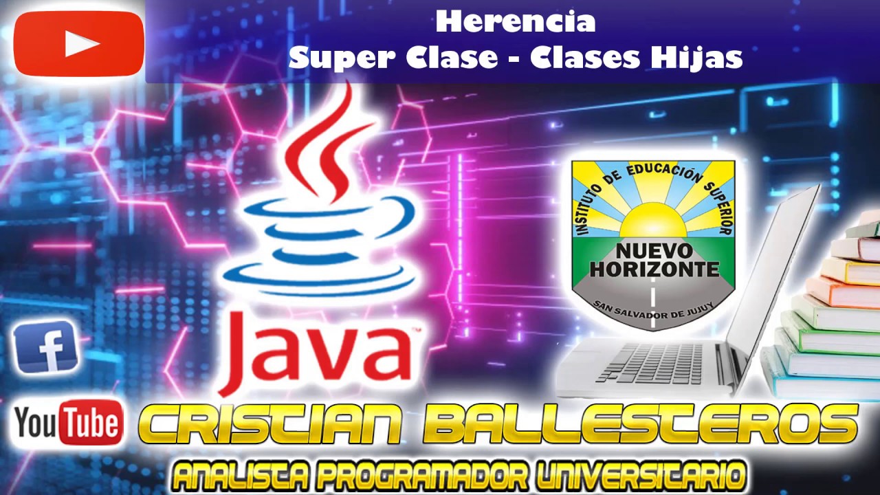 herencia super Clase y clases hijas en JAVA PARTE 1/2 - YouTube