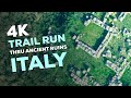 4K Virtual Run in Sicily&#39;s ANCIENT RUINS - Necropolis of Pantalica - Italy