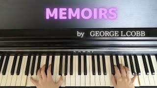 Ragtime piano【MEMOIRS】by GEORGE L.COBB