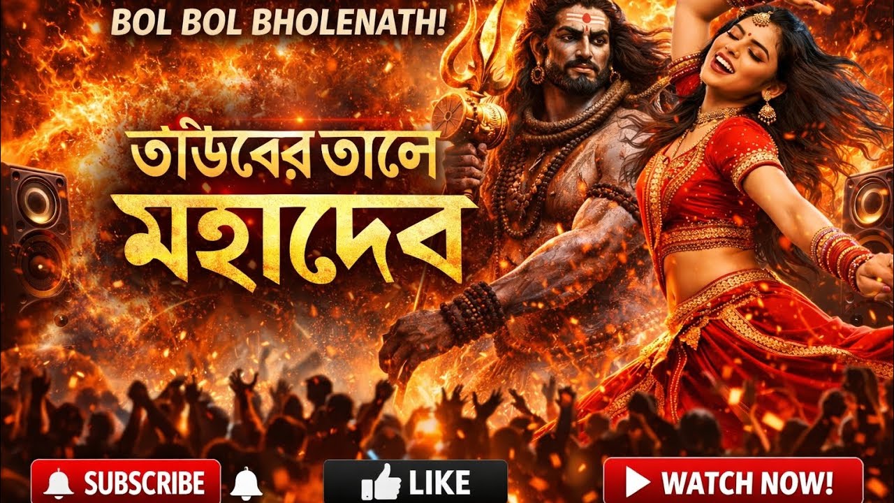 তাণ্ডবের তালে মহাদেব 🔥 | Shiv Tandav DJ Song | Har Har Mahadev | New Shiv Dance Song 2026 