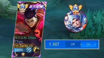 GLOBAL CHOU BEST 1 HIT BUILD & EMBLEM TUTORIAL 2025!! (CHOU BEST BUILD 2025)