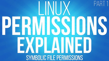 Linux file permissions explained. symbolic permissions and chmod - part 1