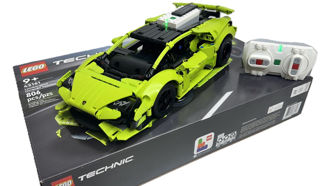 How to Build and Motorize LEGO Technic Lamborghini Huracán 42161