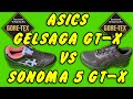 Кроссовки Asics Gelsaga G-tx. Обзор и сравнение с Asics Gel Sonoma 5 Gtx.