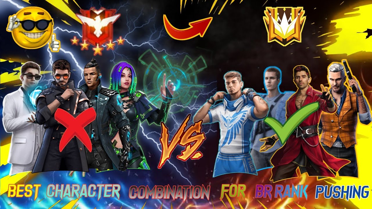 TOP 3 NEW FULL MAP BEST CHARACTER SKILL COMBINATION RUSHER & CAMPER COMBINATION In Free Fire