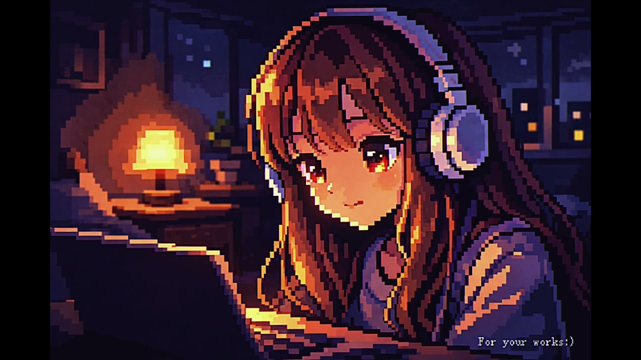 Deep Focus Lofi (3.5 Hours) – 8bit Late Night Study & Coding Music | No Talking