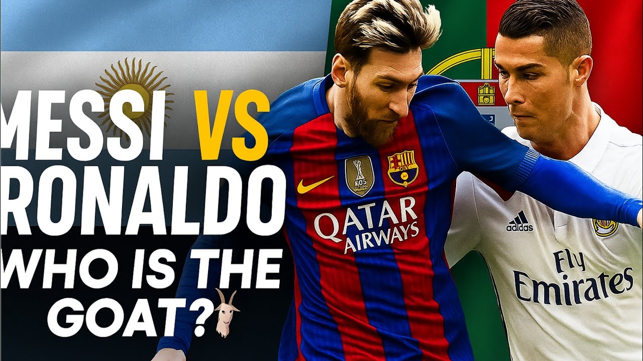 "Messi vs Ronaldo | The GOAT Debate 2024 🐐🔥 | Stats, Goals & Legacy Compared"