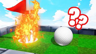 This HOLE Was On FIRE?! (Golf It Troll Map)