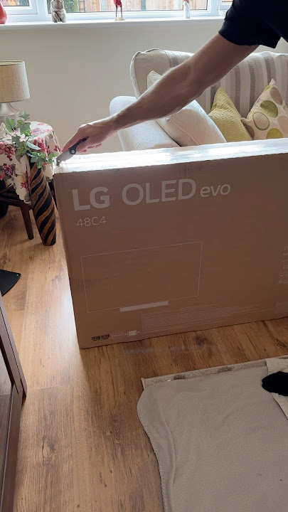 It’s the NEW 48” LG C4 OLED evo. Ultra HD HDR with Amazon Alexa! #lgelectronics #lgoled #oledtv #tv