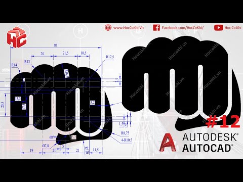 Video [hoccokhi] Bài tập autocad nâng cao - bài 12 | khóa... - YouTube