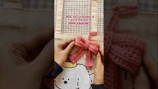EASY crochet gift- BOW😍 tutorial for clips bags #shorts #crochet #crochetbow #crochetgiftideas